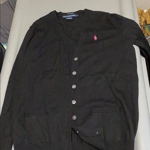 Women’s Ralph Lauren sport black cardigan xl